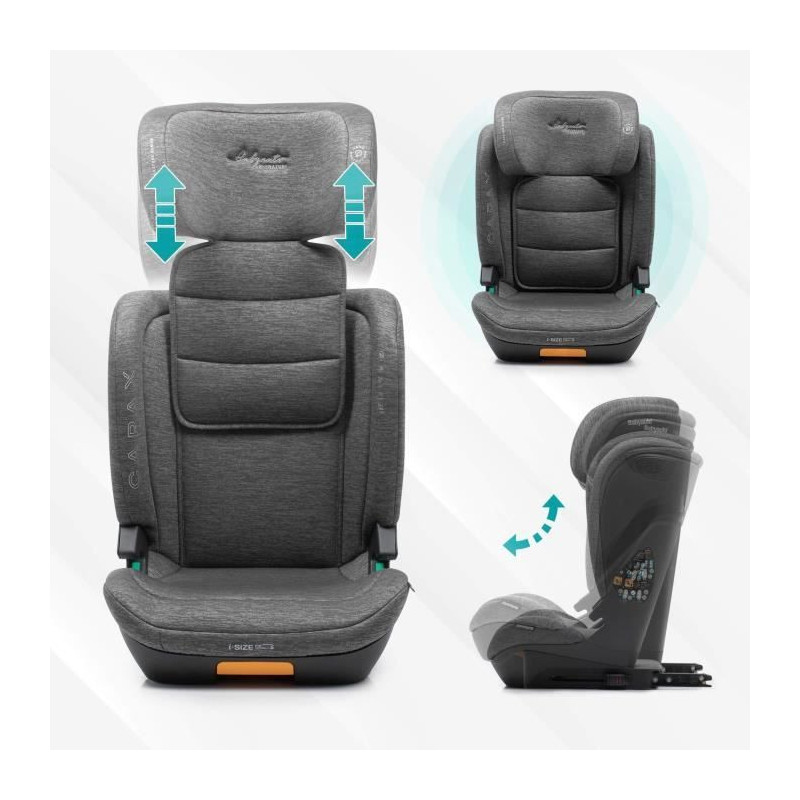 Car seat - BABYAUTO - CAPAX BLACK LINE - 4-12 years - I-Size - 100-150