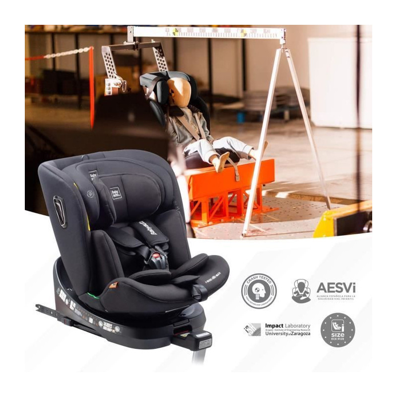 Car seat - BABYAUTO - AITANA GREY ANTHRACITE - From birth to 12 years