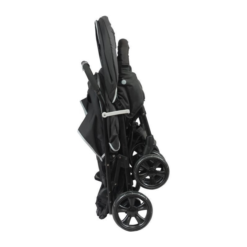 BAMBISOL Double Stroller - Fully equipped - Rain cover included - Easy