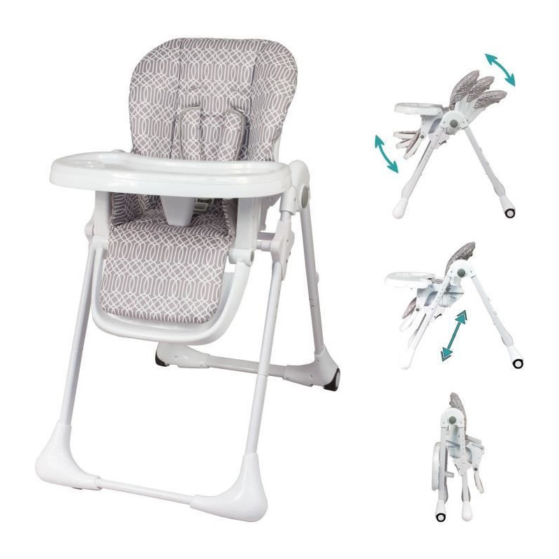 Multi-position high chair - BAMBISOL - Reclining - Up to 3 years - Bei