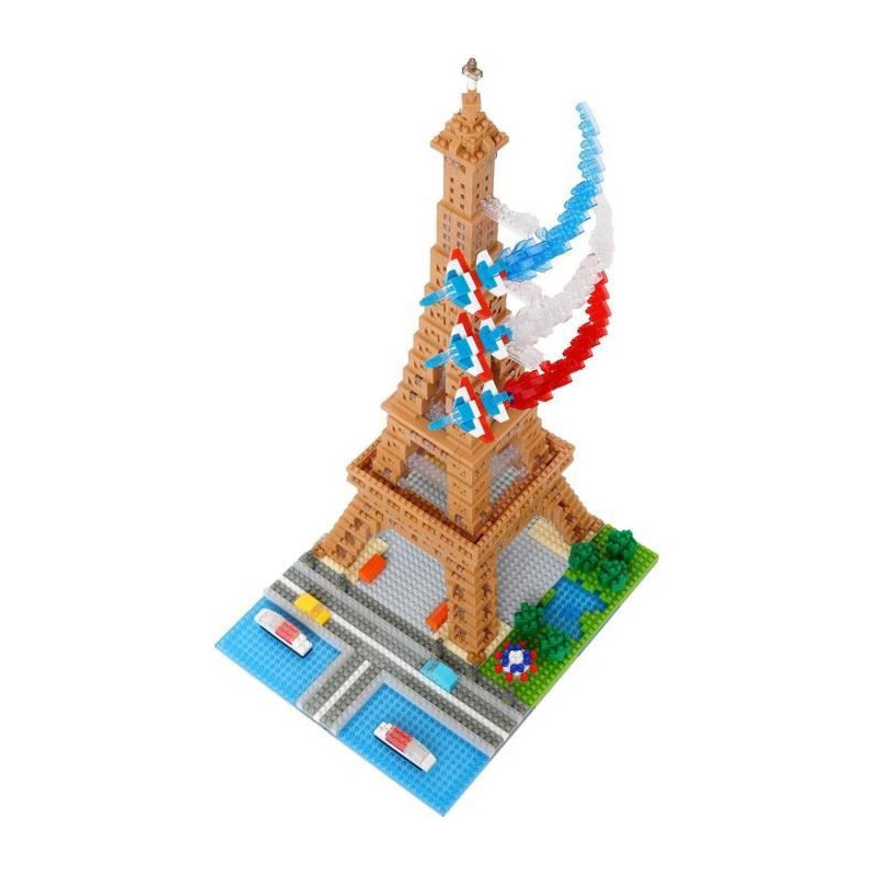 Nanoblock - Bandai - NB057 - Eiffel Tower - 500 pieces - DIY - Ages 8