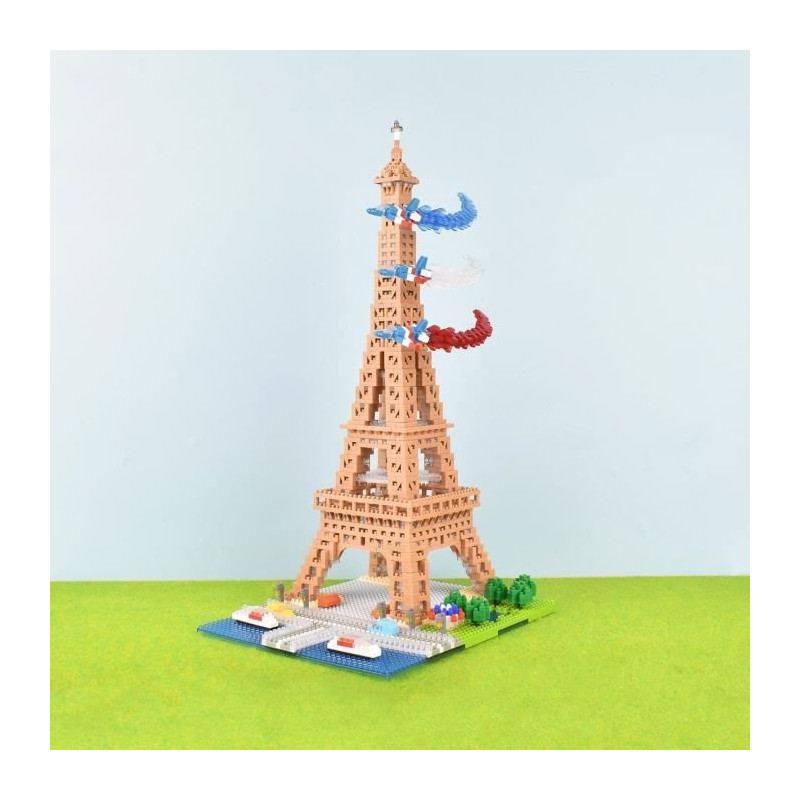 Nanoblock - Bandai - NB057 - Eiffel Tower - 500 pieces - DIY - Ages 8