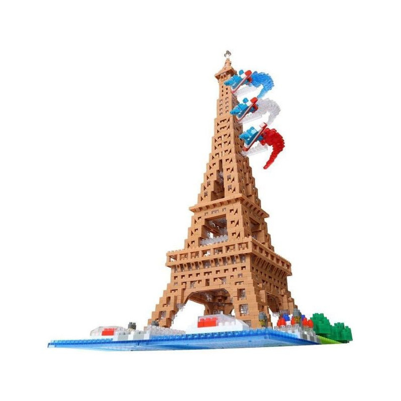 Nanoblock - Bandai - NB057 - Eiffel Tower - 500 pieces - DIY - Ages 8