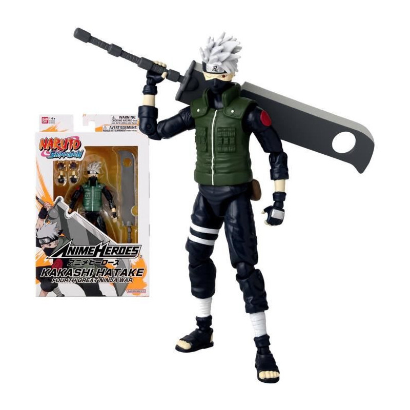 Anime Heroes figure - Bandai - Naruto Shippuden - Kakashi Hatake (Four