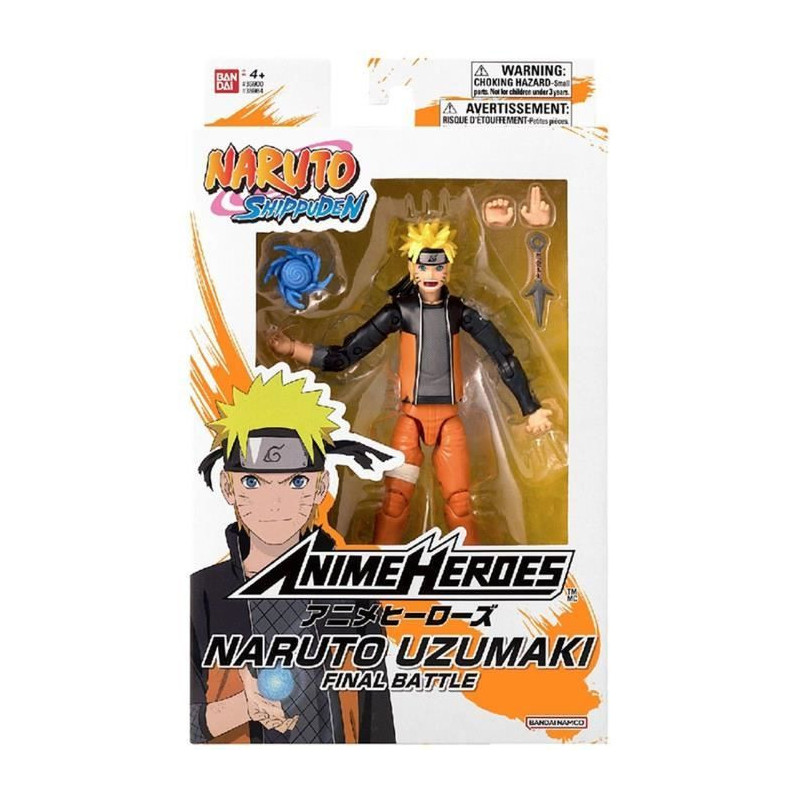 Anime Heroes figure - Bandai - Naruto Shippuden - Naruto Uzumaki (Fina