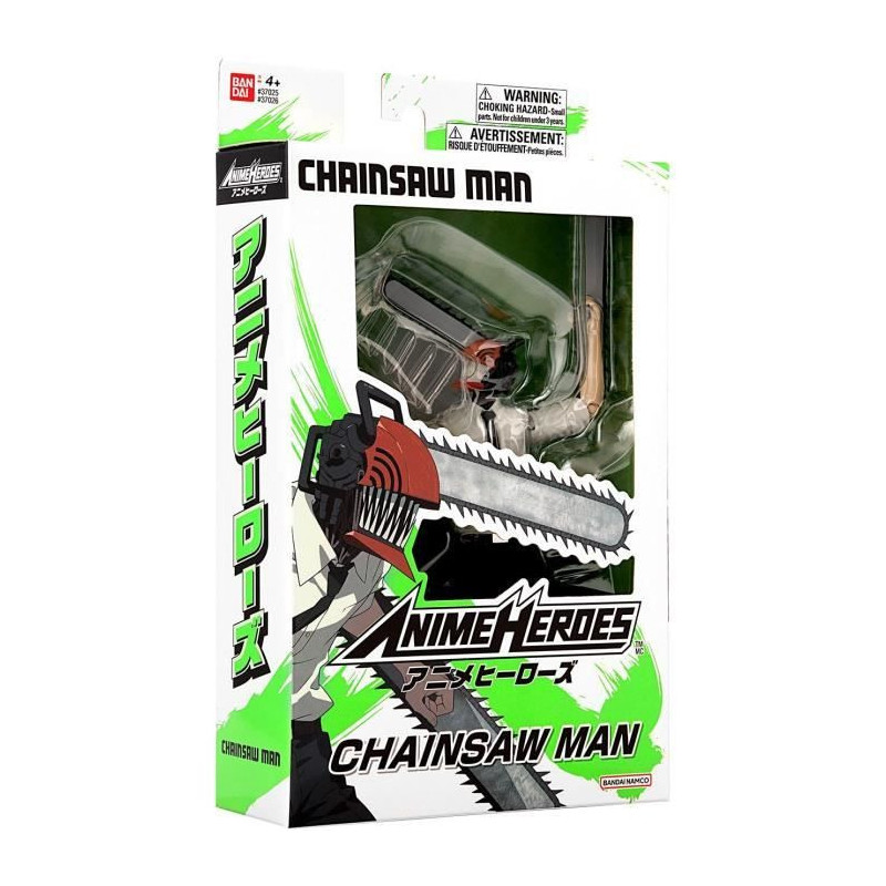 BANDAI - Anime Heroes - Chainsaw Man - Anime Heroes Figure 17 cm - Cha