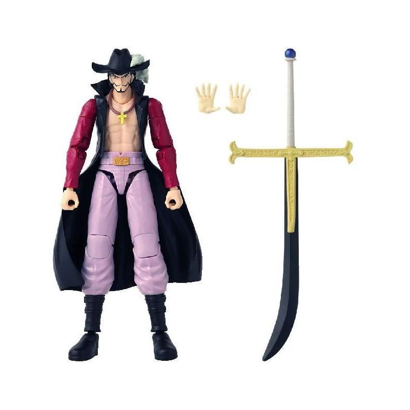 Anime Heroes Articulated Figure - BANDAI - One Piece - Dracule Mihawk