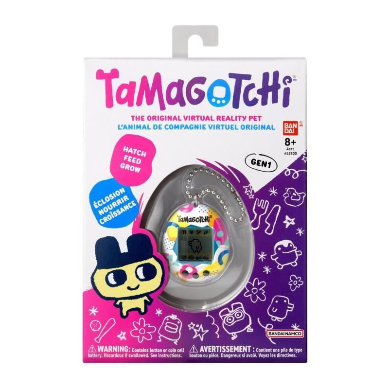 Tamagotchi - BANDAI - Original Tamagotchi - Memphis Style - virtual el