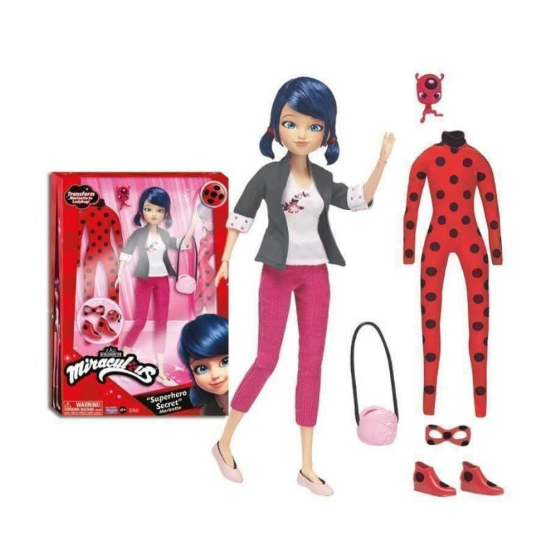 Miraculous Ladybug - Fashion doll 26 cm and her two outfits