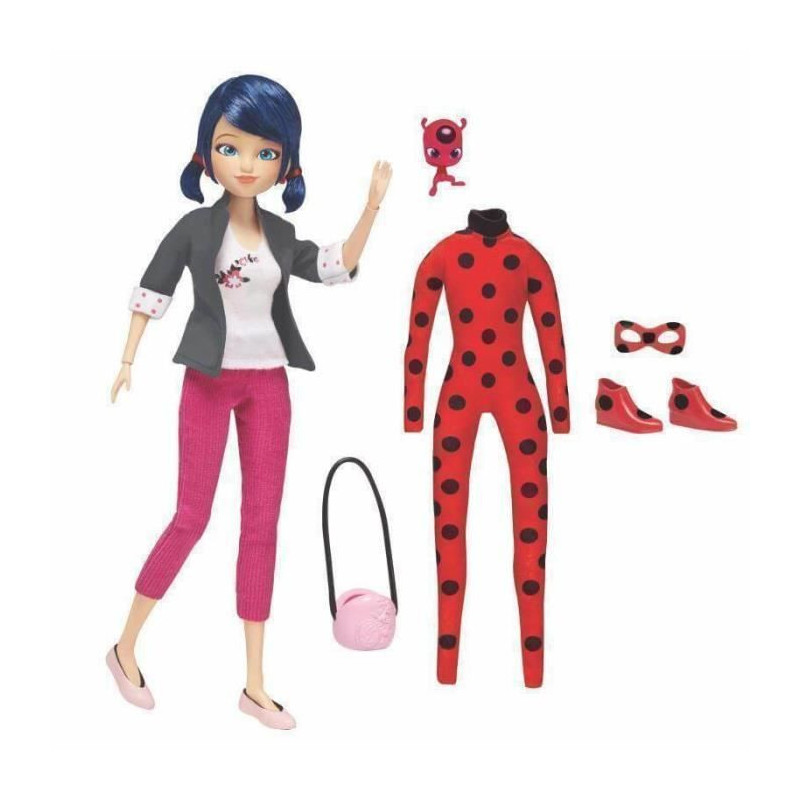 Miraculous Ladybug - Fashion doll 26 cm and her two outfits