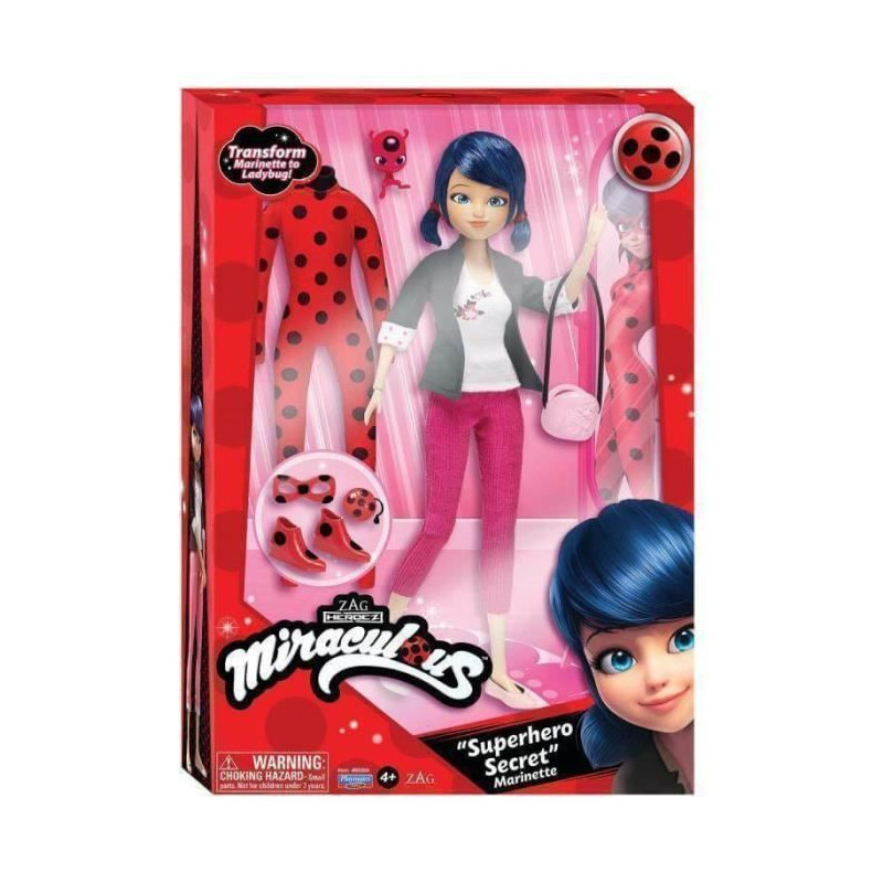 Miraculous Ladybug - Fashion doll 26 cm and her two outfits