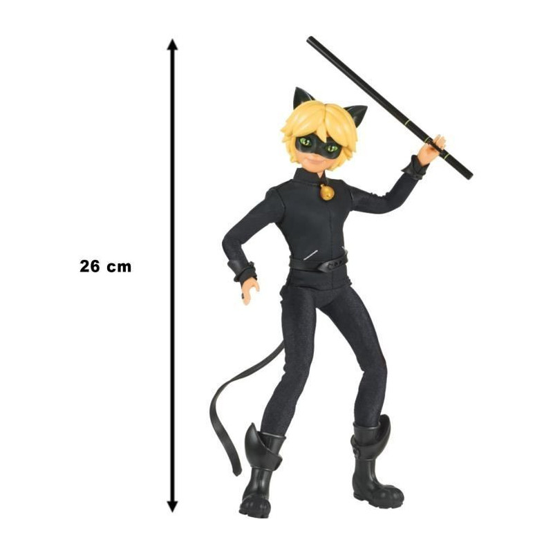 BANDAI Miraculous Ladybug - Fashion Doll 26 cm: Cat Noir
