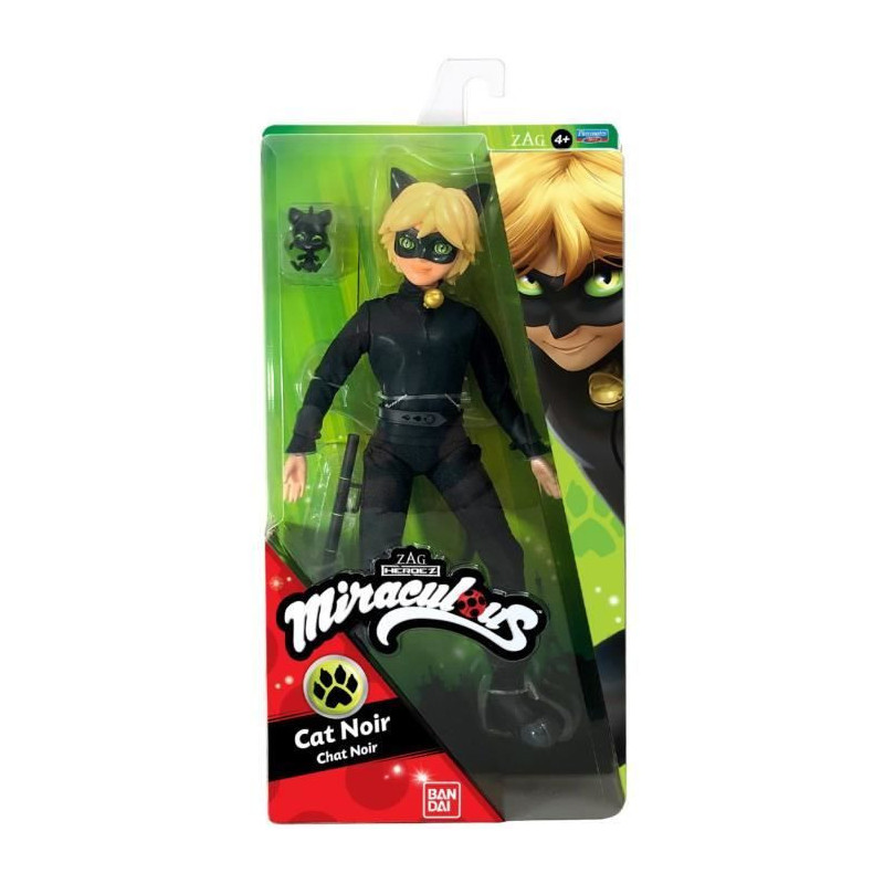 BANDAI Miraculous Ladybug - Fashion Doll 26 cm: Cat Noir