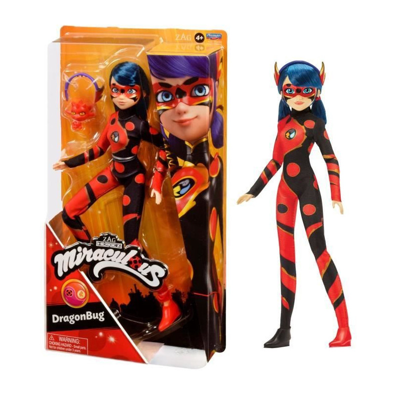 MIRACULOUS Dragon Bug Doll - 26 cm
