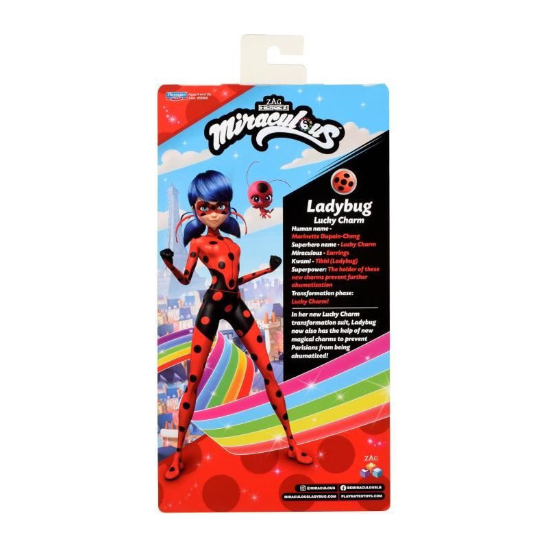Miraculous Doll 26 cm - BANDAI - Ladybug Lucky Charm