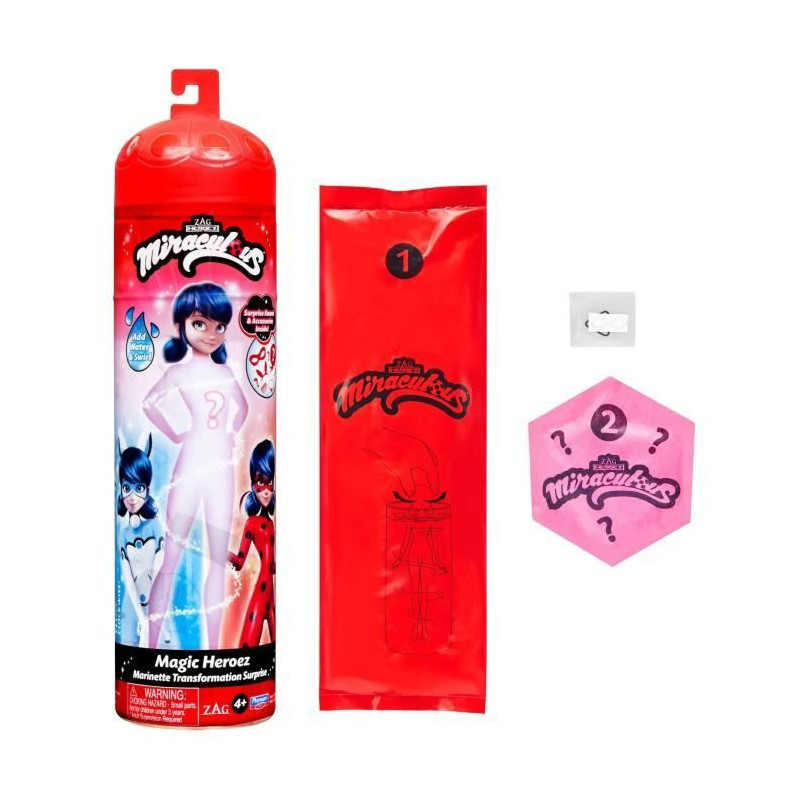 Miraculous Ladybug - Marinette Color Change Doll 26 cm - BANDAI