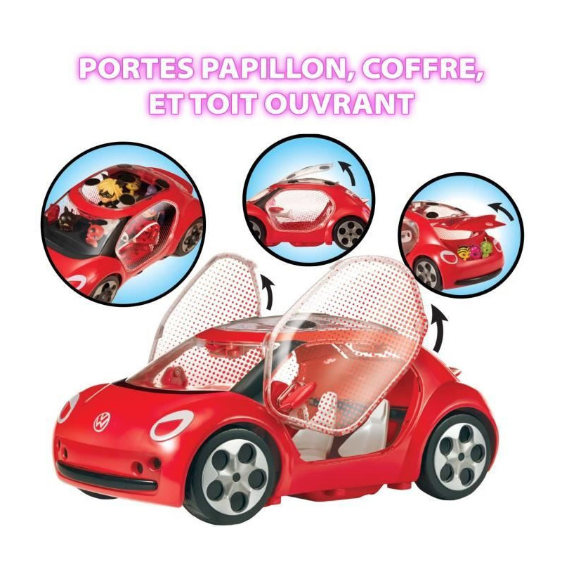 Miraculous Ladybug Car - Ladybug's Volkswagen e-Beetle - Bandai
