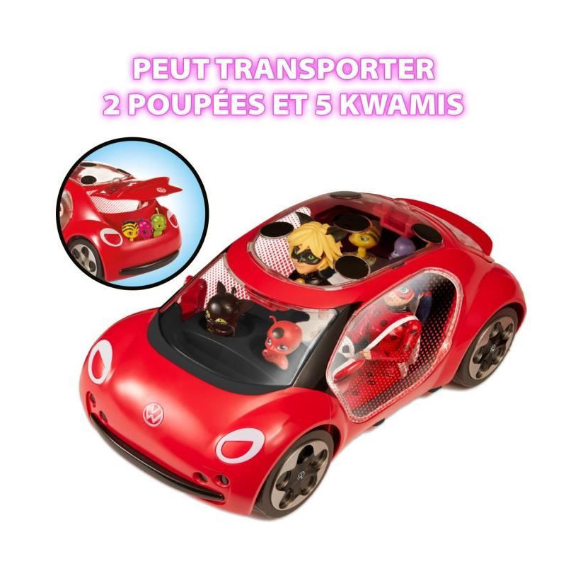 Miraculous Ladybug Car - Ladybug's Volkswagen e-Beetle - Bandai