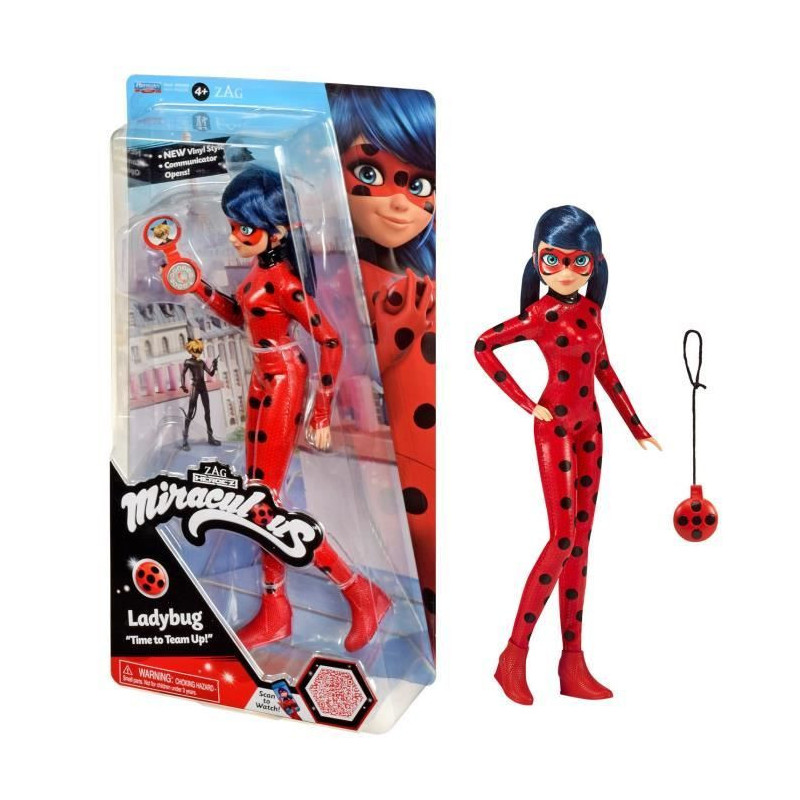 BANDAI - Miraculous Ladybug - 26 cm fashion doll - Ladybug with her ph