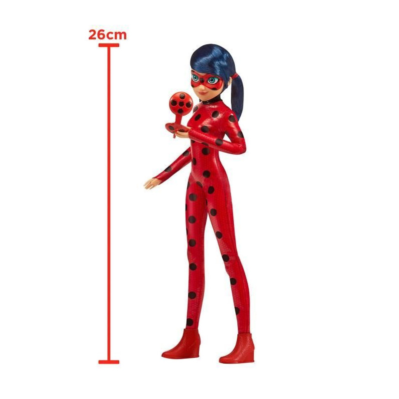 BANDAI - Miraculous Ladybug - 26 cm fashion doll - Ladybug with her ph
