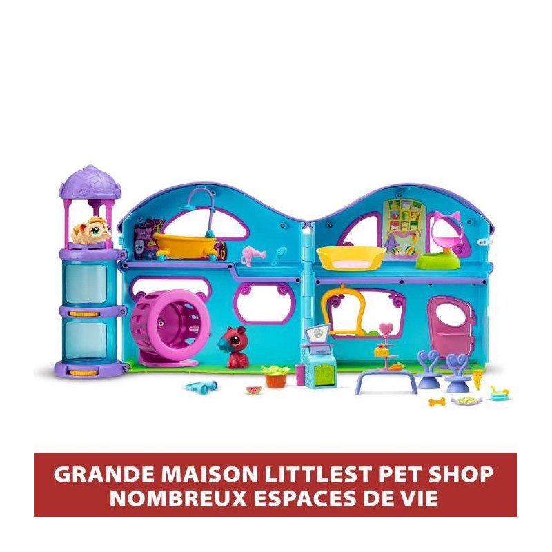 The Big House - BANDAI - Littlest Pet Shop with 3 pets including 1 exc
