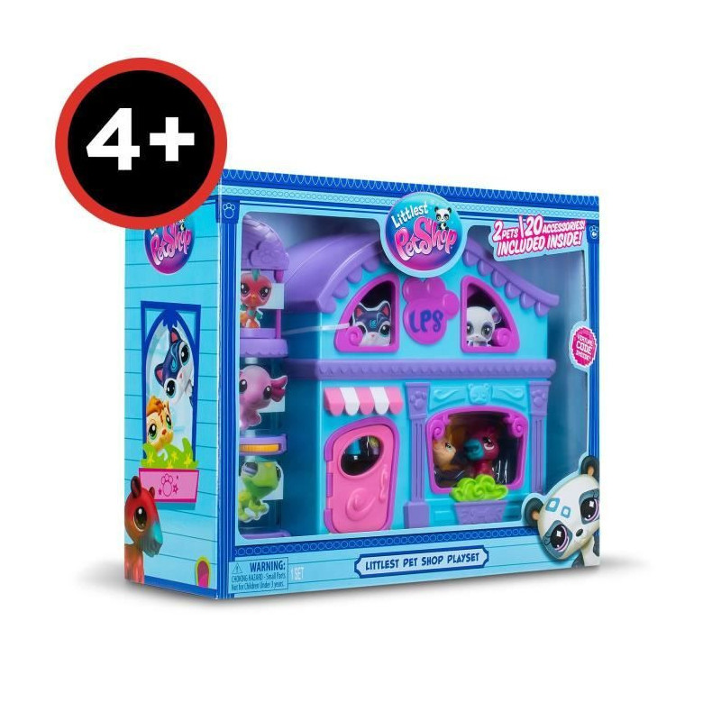 The Big House - BANDAI - Littlest Pet Shop with 3 pets including 1 exc
