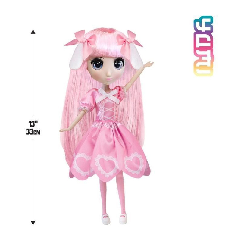 Large Kawai Japanese Style Doll 30 cm - Yumi Doll - BANDAI - Official