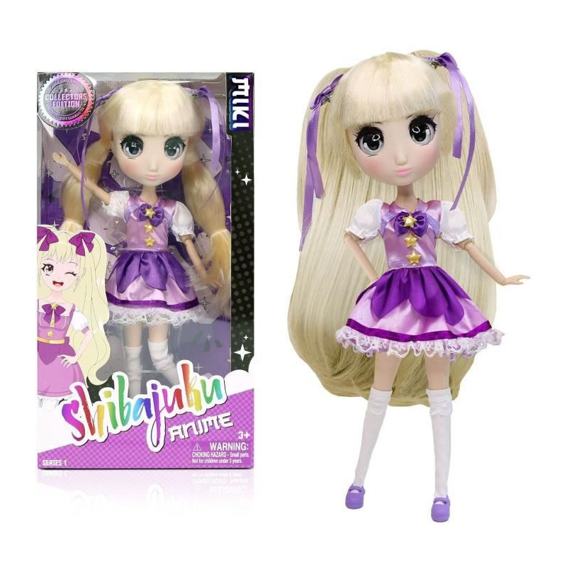 Large Kawai Japanese Style Doll 30 cm - Miki Doll - BANDAI - Official