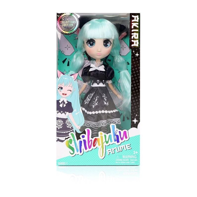 Large Kawai Japanese Style Doll 30 cm - Akira Doll - BANDAI - Official