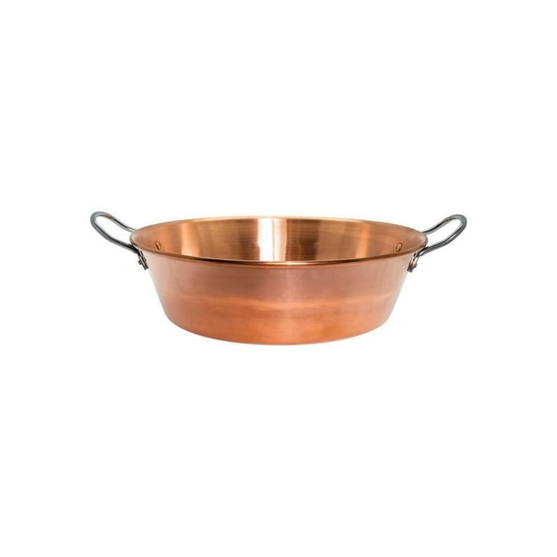 BAUMALU Copper jam bowl 38 cm 12/10 stainless steel handles - approxim