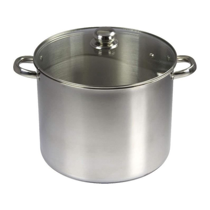 BAUMALU Stainless steel caterer + glass lid - 30 cm