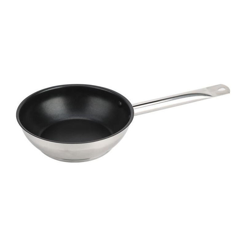 Set of 3 frying pans - BAUMALU - Gastronomy - 20 / 24 / 28 cm - Stainl