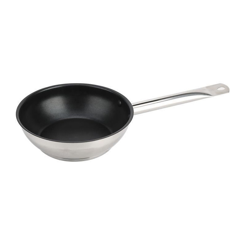Set of 3 frying pans - BAUMALU - Gastronomy - 20 / 24 / 28 cm - Stainl