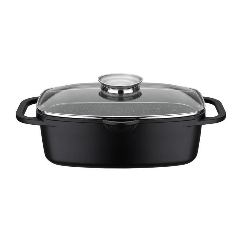 Roasting pan - BAUMALU - 382983 - Rectangular - Ceramic interior - 33
