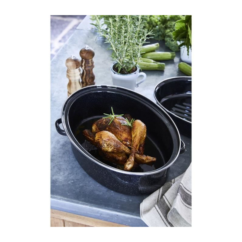 42 cm roaster casserole with lid