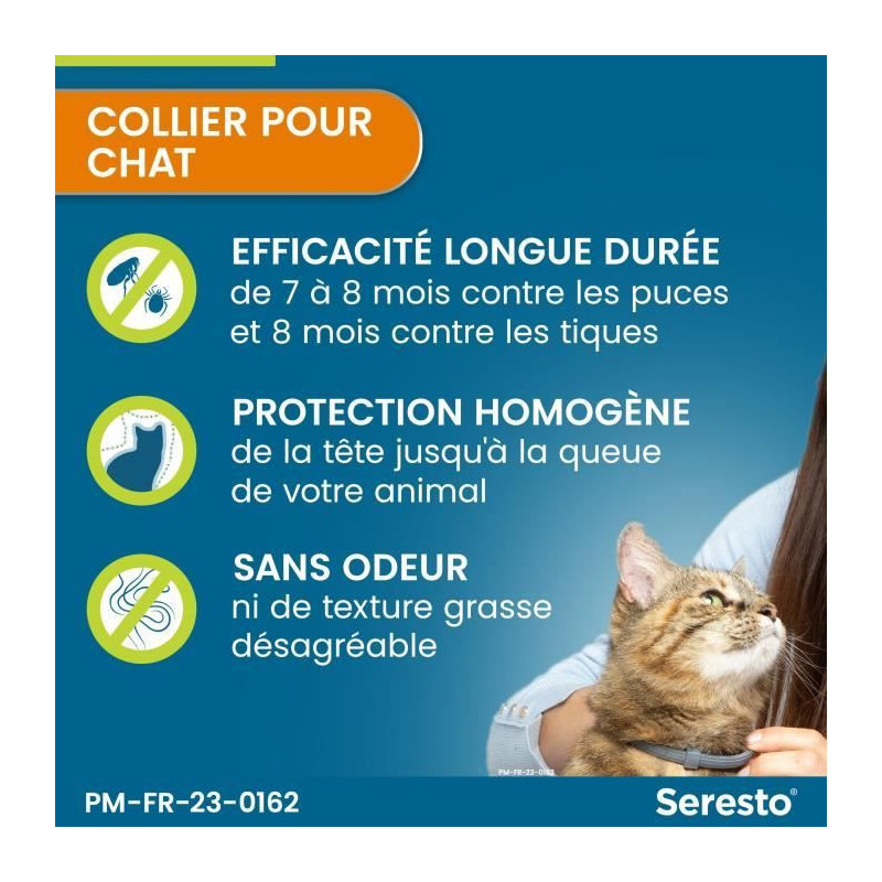 Seresto Cat Anti-Puaces and Anti-Tiques 1 Unit