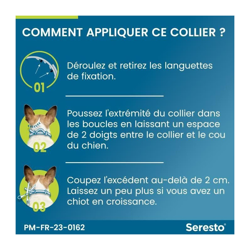 Seresto Dog Anti-Puaces and Anti-Tiques Collar +8kg 1 Unit