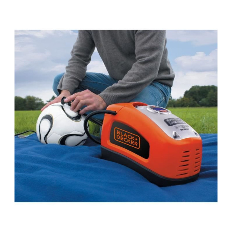 BLACK & DECKER Programmable compressor 12 V / 220V 11 bar