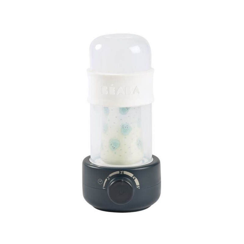 BEABA Baby milk second, steam bottle warmer, night blue