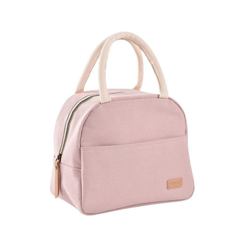 Powder Pink Insulated Lunch Bag