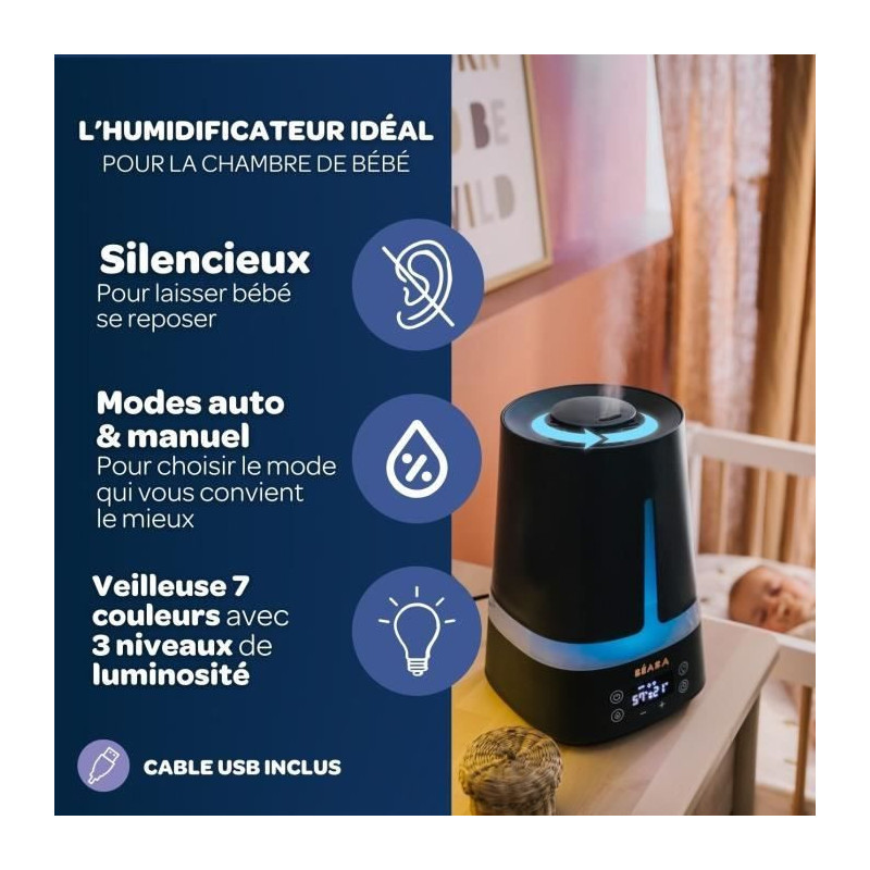 Humidifier - BEABA - 920416 - Night blue EU