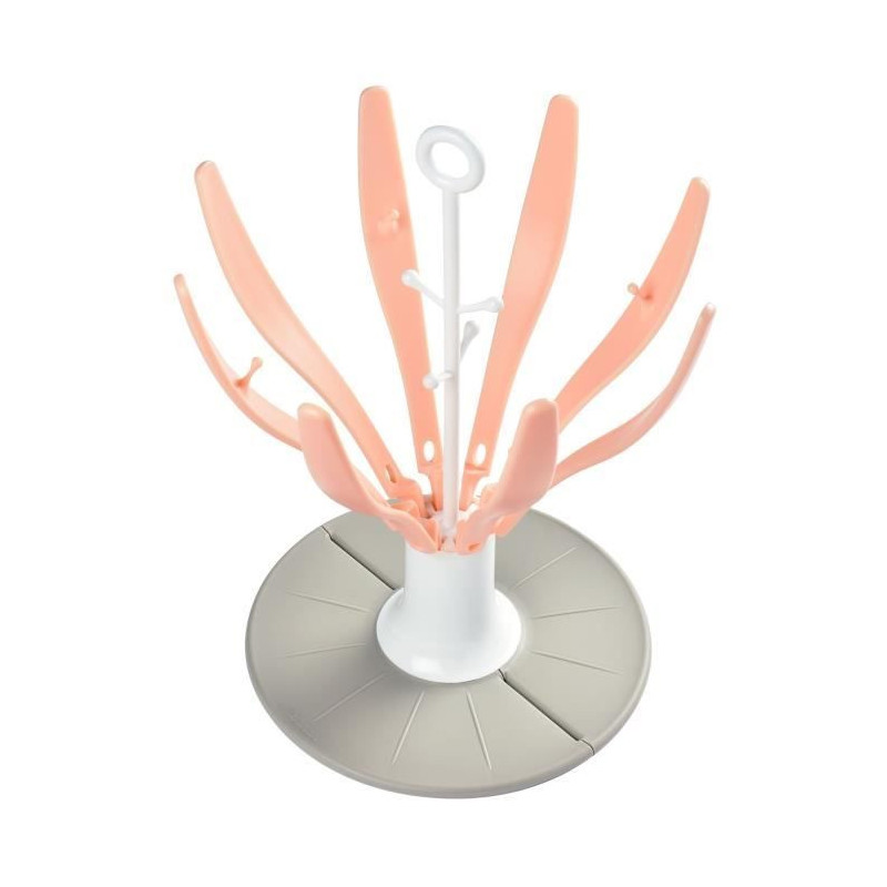 BEABA Drip baby bottles collapsible flower pink