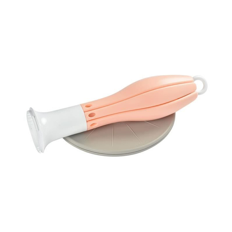 BEABA Drip baby bottles collapsible flower pink