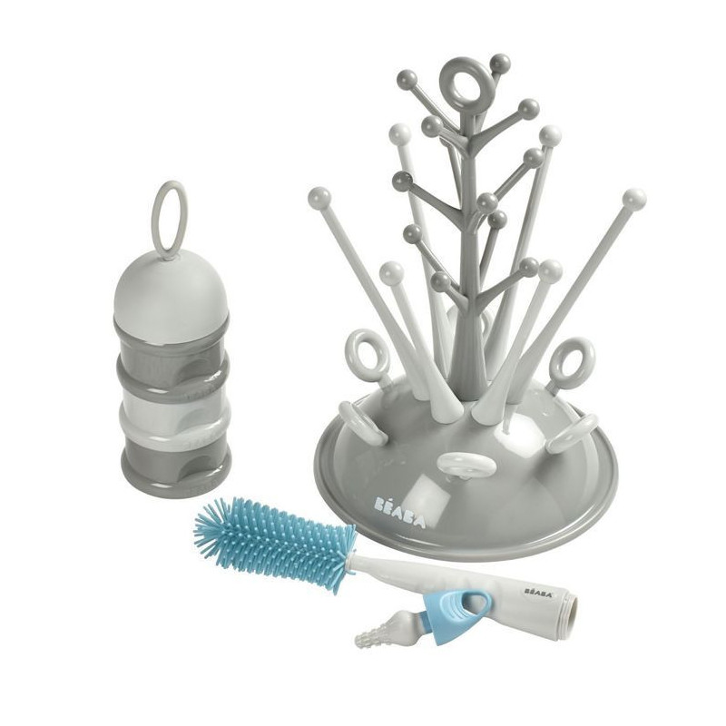 BEABA Birth set (Gray tree bottle drip / Light / dark mist dosing box