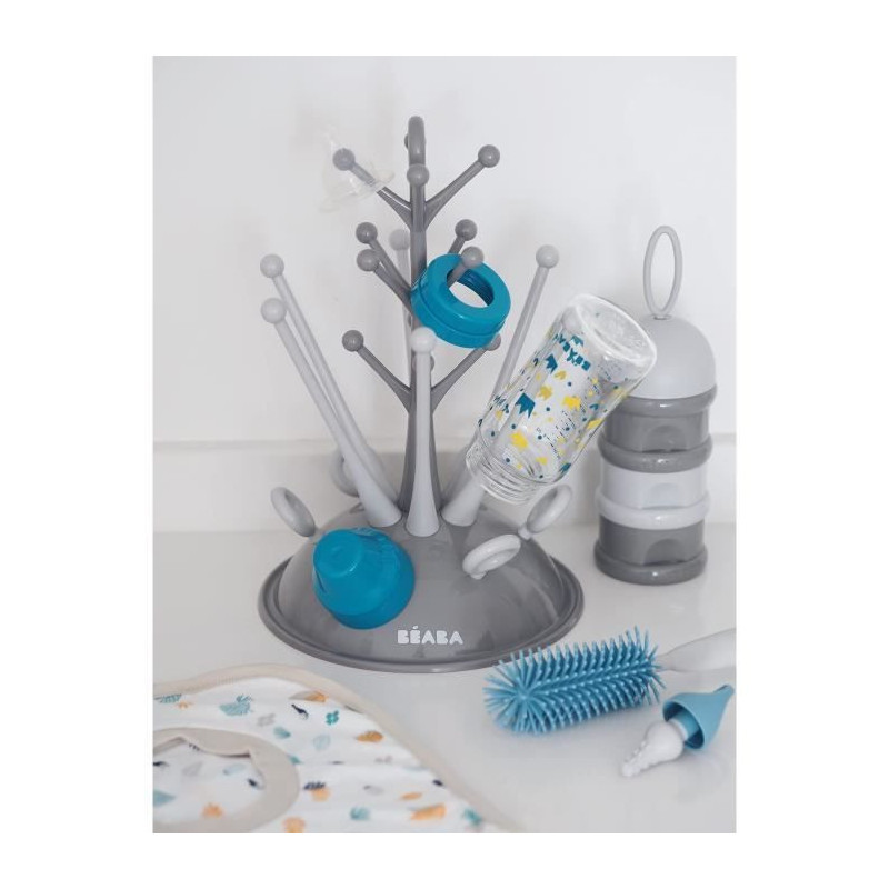 BEABA Birth set (Gray tree bottle drip / Light / dark mist dosing box