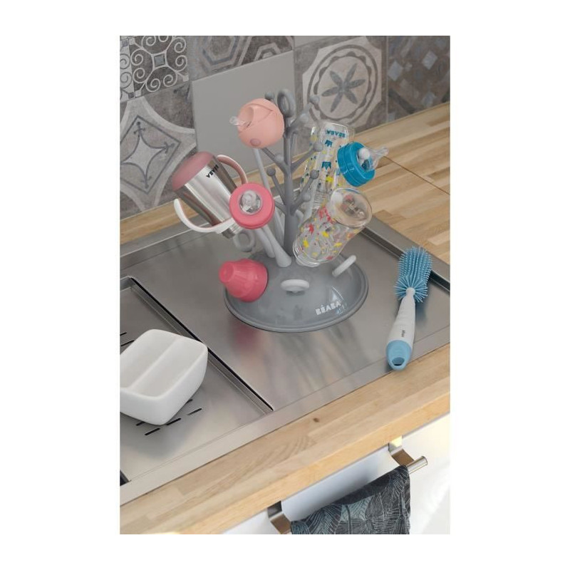 Beaba, tree bottle, gray tree