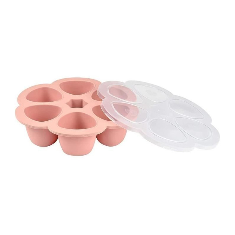 BEABA Multiportions silicone 6x90 ml pink