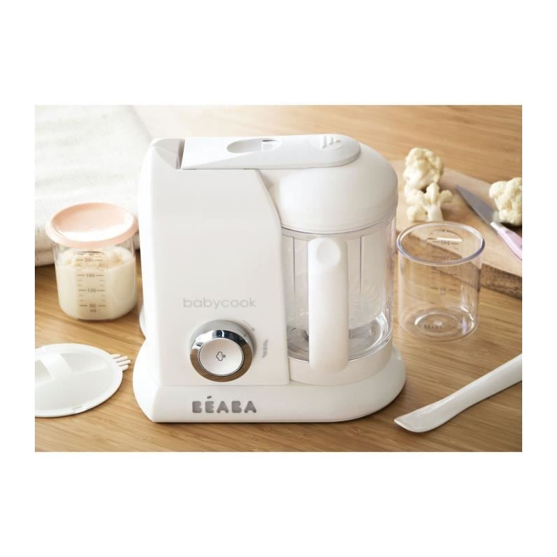 BEABA Babycook Solo Baby Robot White & Silver