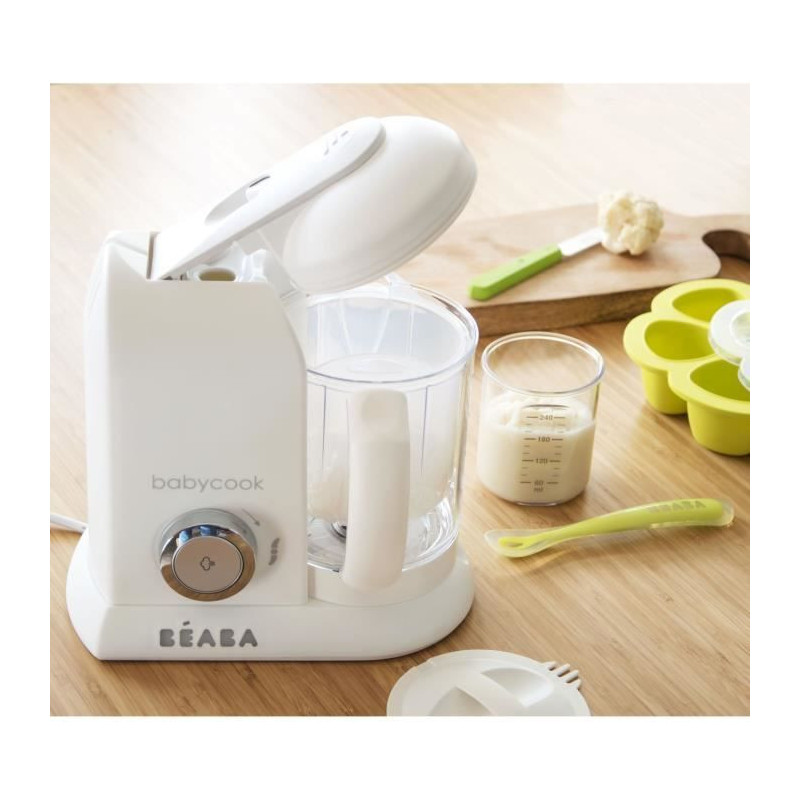 BEABA Babycook Solo Baby Robot White & Silver
