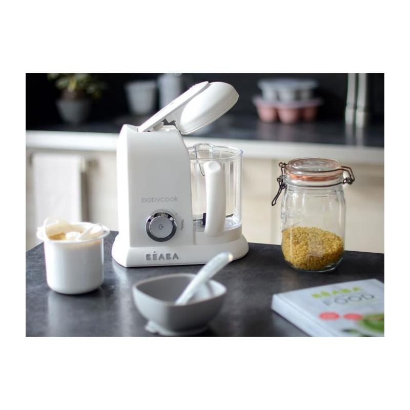 BEABA Babycook Solo Baby Robot White & Silver